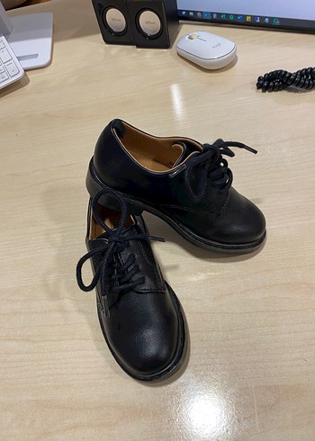 Erkek Çocuk Siyah Bağcıklı Özel Ayakkabı - Görsel 5