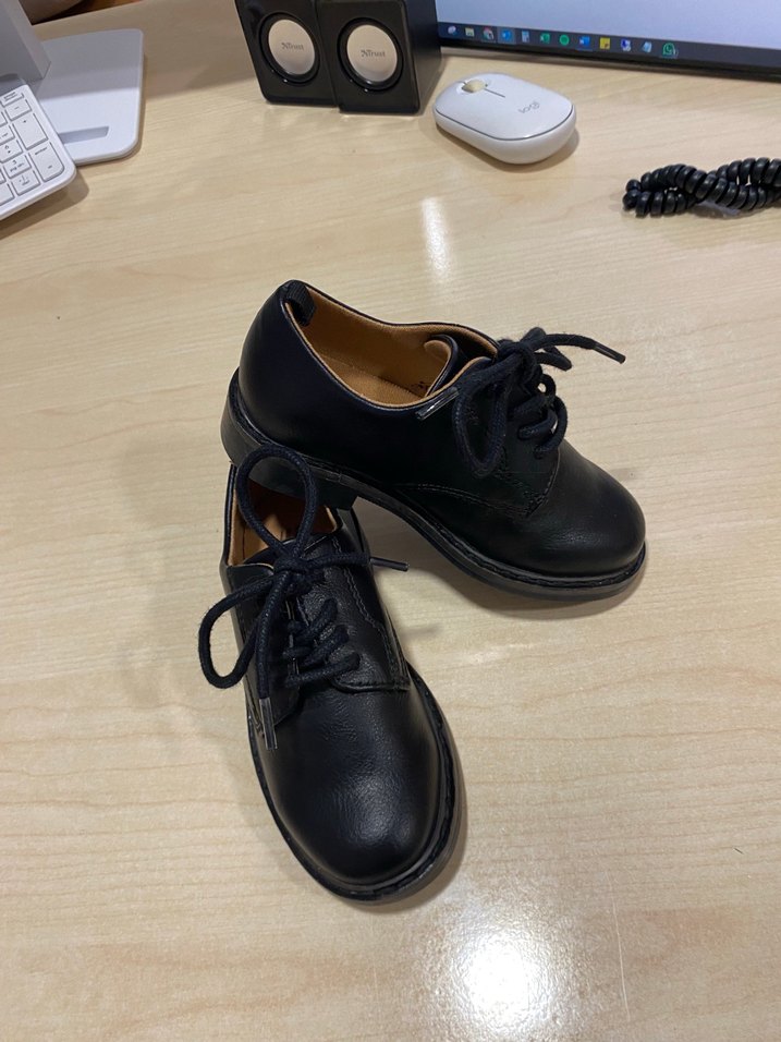 Erkek Çocuk Siyah Bağcıklı Özel Ayakkabı - Görsel 5