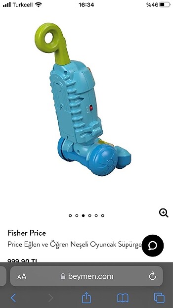 Beden Fisher price süpürge