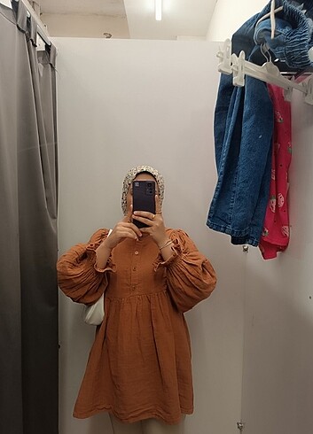 m Beden Muslin gomlek