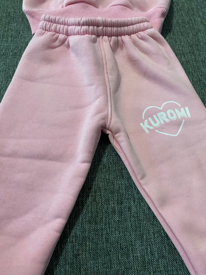 Pembe Kuromi Baskılı Kız Eşofman Takımı - Görsel 3