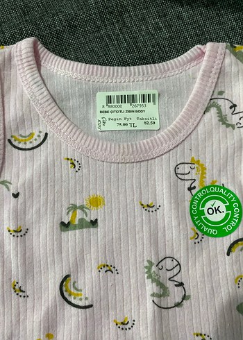 Kız Bebek Kolsuz Örme Tulum - Görsel 2