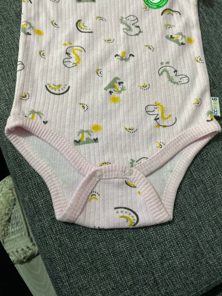 Kız Bebek Kolsuz Örme Tulum - Görsel 3