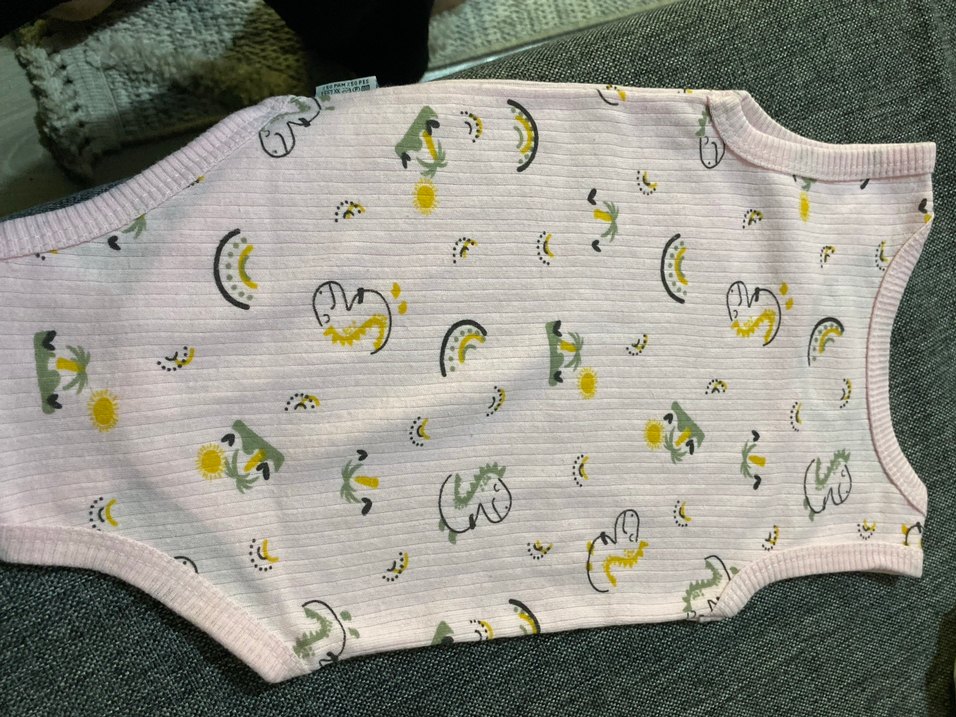 Kız Bebek Kolsuz Örme Tulum - Görsel 4