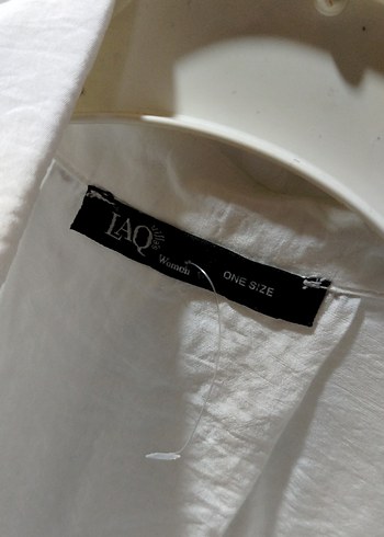 Beyaz Keten Salaş Gömlek - Görsel 2