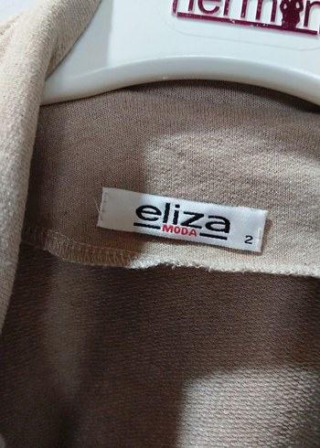 Bej Düğmeli Midi Kadın Ceket - Görsel 2