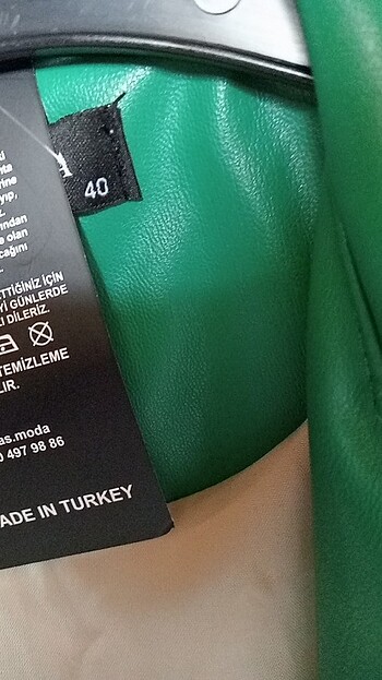 40 Beden Bayan deri ceket