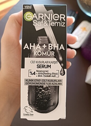 Garnier AHA + BHA kömür serum 