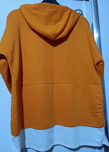 xl Beden turuncu Renk Kadın Sweatshirt 