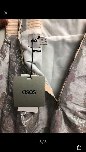 38 Beden Asos gece elbisesi