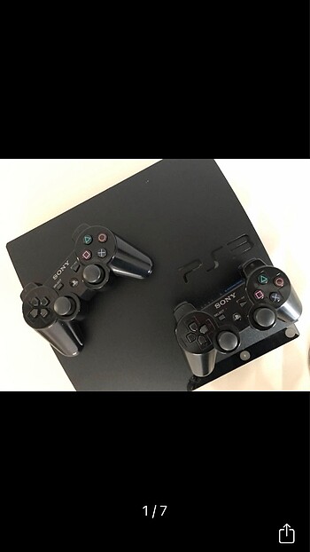 PS3 PlayStation ve Oyun Kolu +Oyun