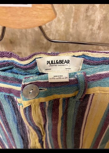 xs Beden çeşitli Renk Pull & Bear renkli pantolon
