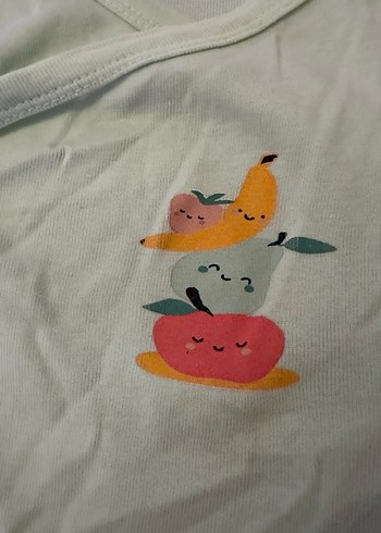 Yeşil Erkek Bebek Kısa Kollu Body - Görsel 4