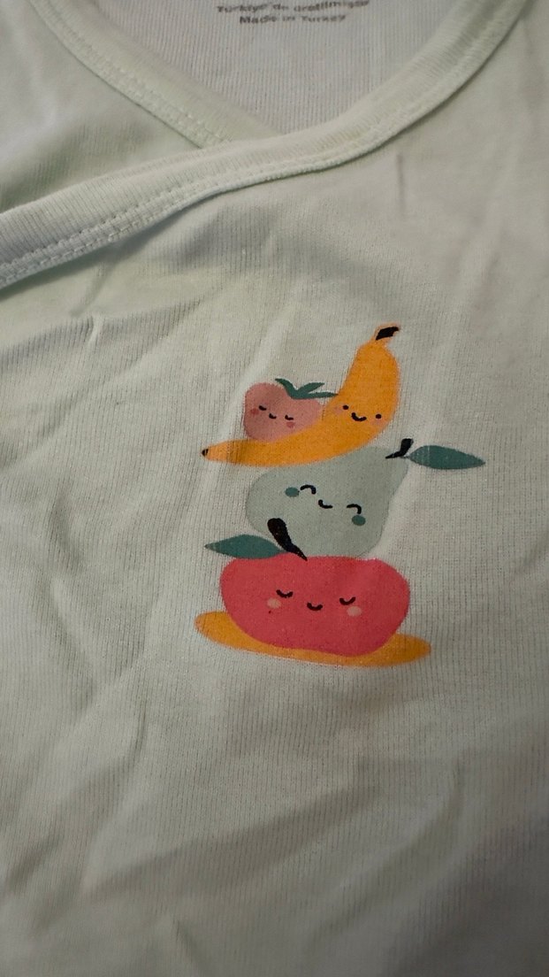 Yeşil Erkek Bebek Kısa Kollu Body - Görsel 4