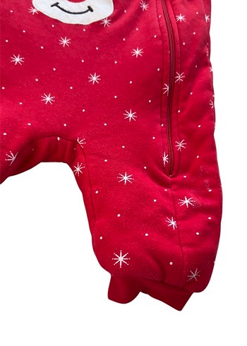 Nakışlı Kırmızı Erkek Bebek Tulumu - Görsel 3