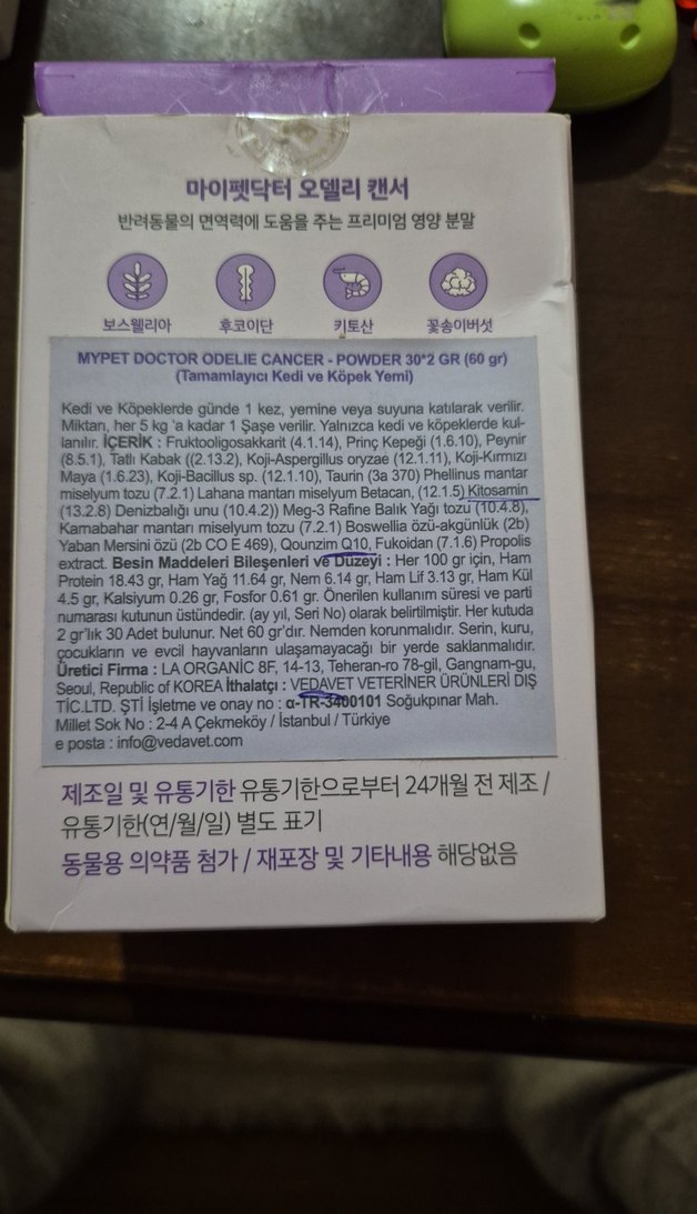 MYPET DOKTOR ODELİE CANCER
VEDA - Görsel 2