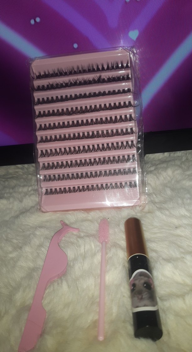uzun süre kalıcı takma kirpik seti tint  hediyeli - Görsel 2