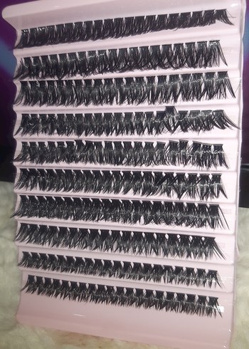 uzun süre kalıcı takma kirpik seti tint  hediyeli - Görsel 7