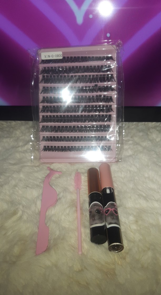 uzun süre kalıcı takma kirpik seti tint  hediyeli - Görsel 5