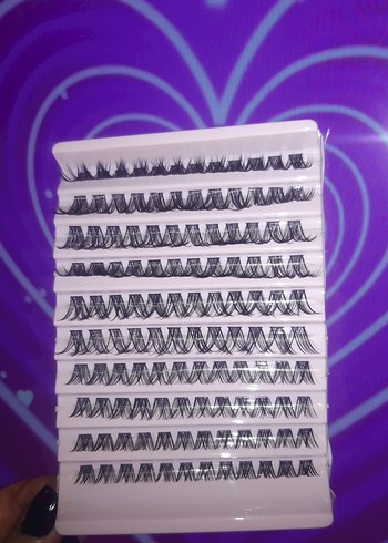 uzun süre kalıcı takma kirpik seti tint hediyeli - Görsel 6