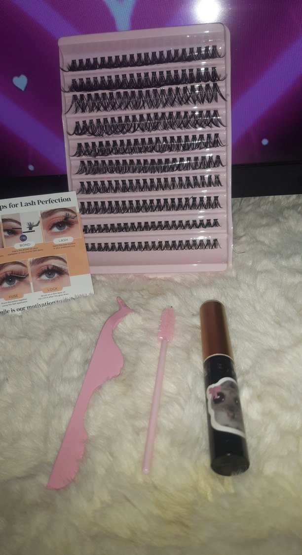 uzun süre kalıcı takma kirpik seti tint  hediyeli - Görsel 4