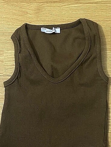 Crop kahve rengi