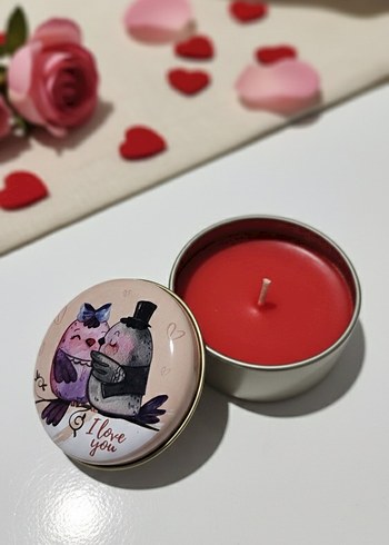 metal kutu mum - Görsel 4