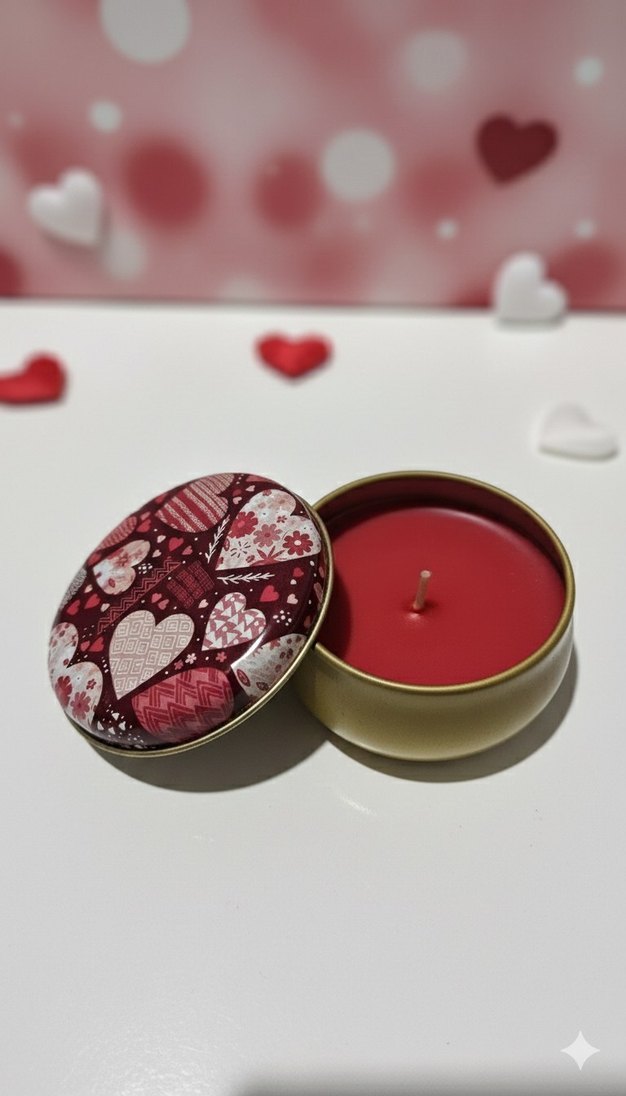 metal kutu mum - Görsel 2