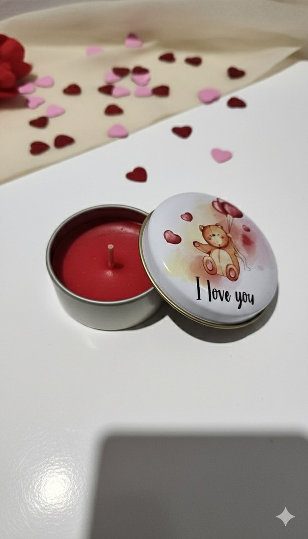 metal kutu mum - Görsel 5