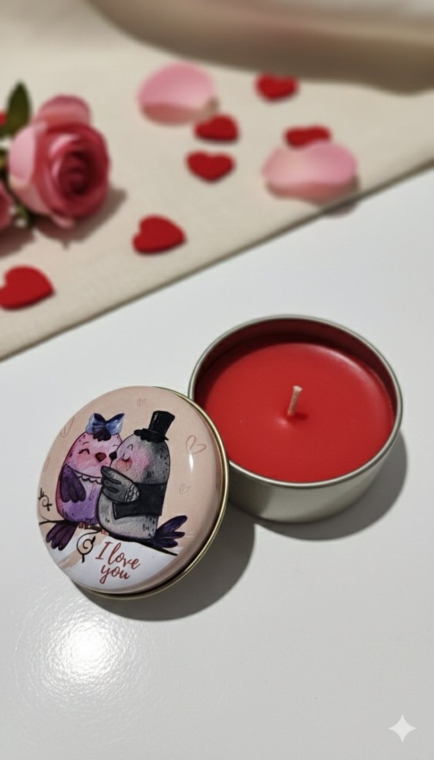 metal kutu mum - Görsel 4