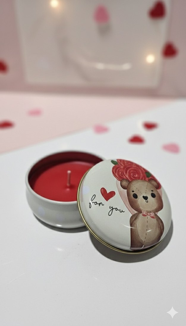 metal kutu mum - Görsel 3