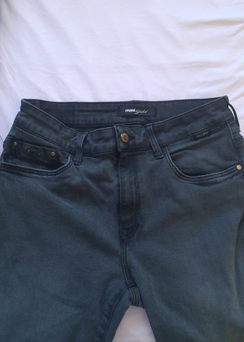 Mavi Jeans Gri Bol Kesim Midi Kadın Kot Pantolon