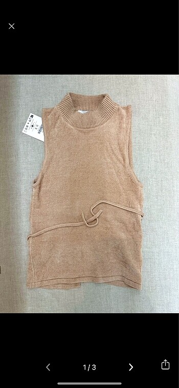 Bershka sırtı açık üst