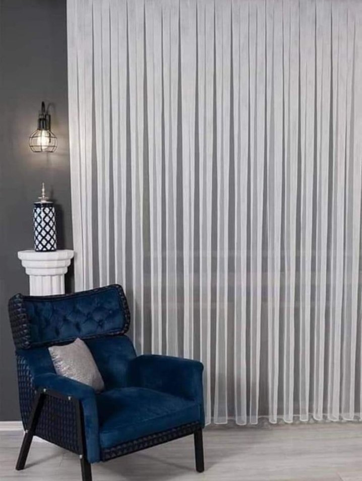 Beyaz Modern Orjinal Tül Perde - Görsel 3