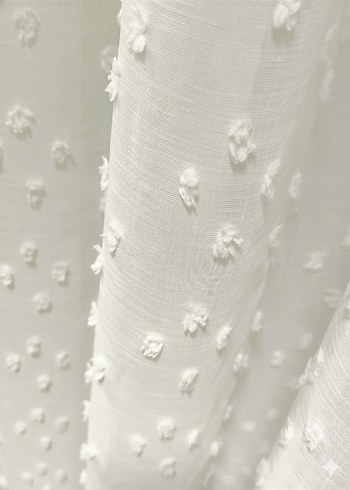 Bohem Bonponlu Tül perde - Görsel 3