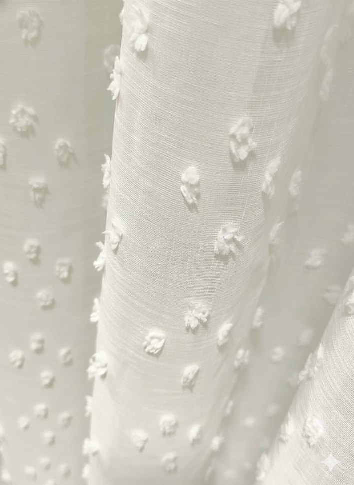 Bohem Bonponlu Tül perde - Görsel 3