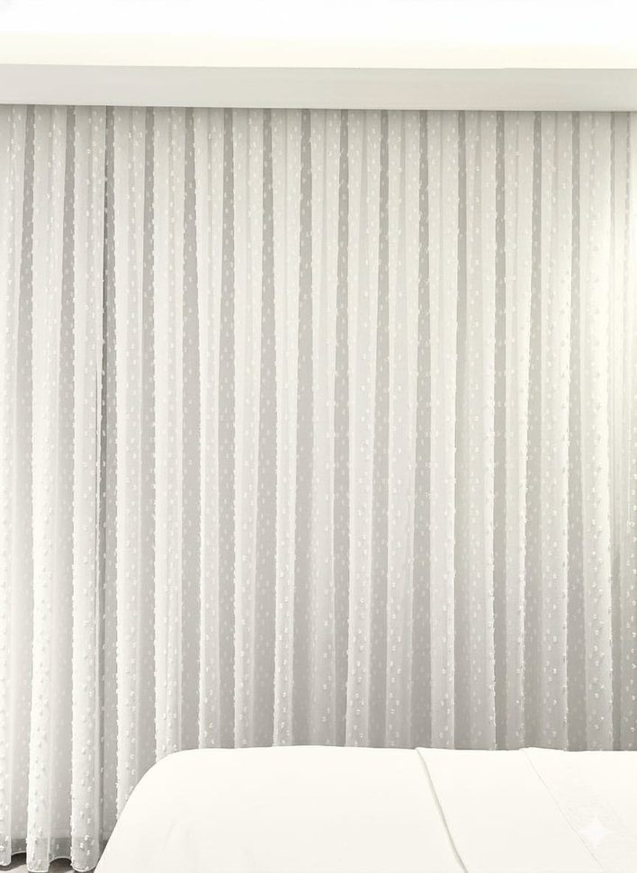 Bohem Bonponlu Tül perde - Görsel 4