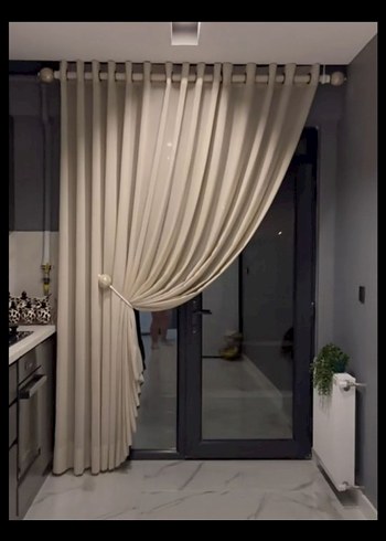 Lüks İbiza krep Tül Perde - Görsel 2