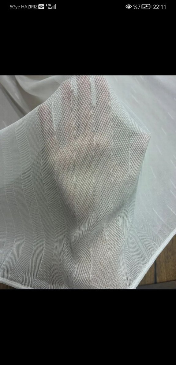 LÜKS BAMBU BALIK TÜL PERDE - Görsel 3