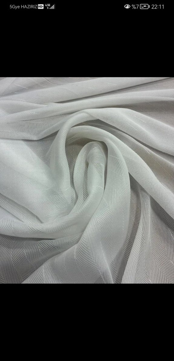 LÜKS BAMBU BALIK TÜL PERDE - Görsel 4