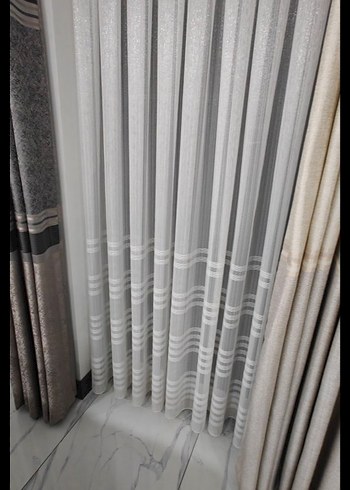 BANTLI LÜKS TÜL PERDE YENİ TREND - Görsel 4