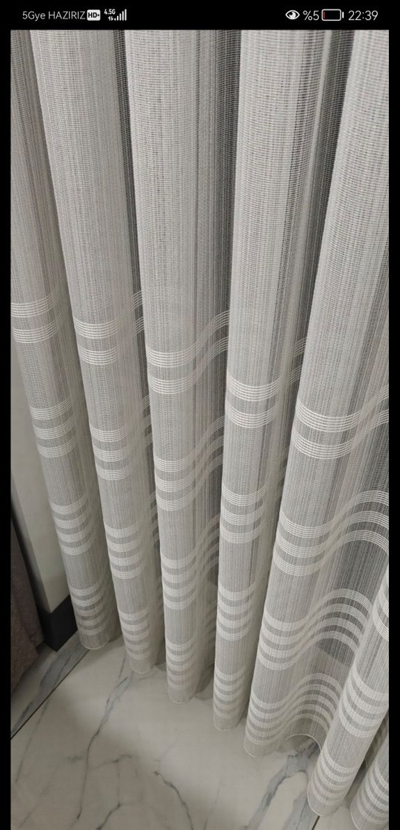 BANTLI LÜKS TÜL PERDE YENİ TREND - Görsel 3