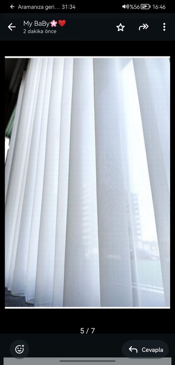 BİRİLLANT LARİN SERİSİ TÜL PERDE - Görsel 2