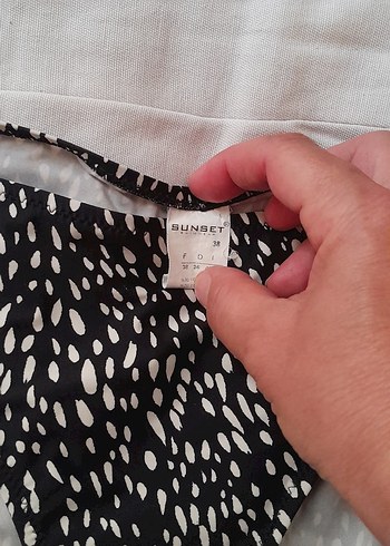 Diğer Kadın Zebra Desenli Elastik Bikini Takımı