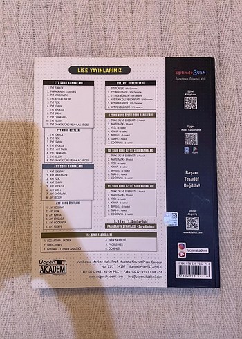 TYT Matematik Soru Bankası - Üçgen Akademi - Görsel 2