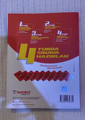 4 turda sınava hazır TYT Matematik Soru Kitabı - Testokul Pro - Görsel 2