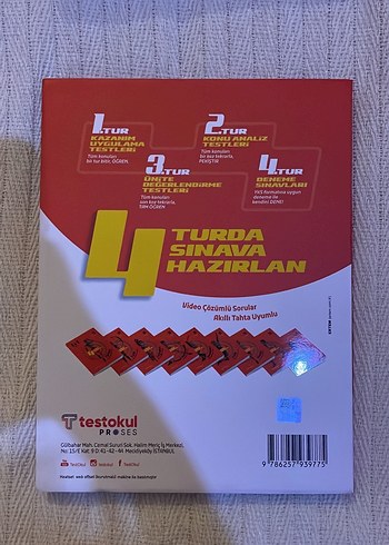 Testokul TYT Türkçe Sınav Hazırlık Kitabı 4. Tur - Görsel 2