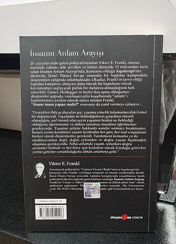 İnsanın anlam arayışı viktor E. Frankl