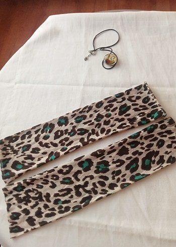 Bej Dantel Detaylı Renkli Bohem Eldiven - Görsel 7