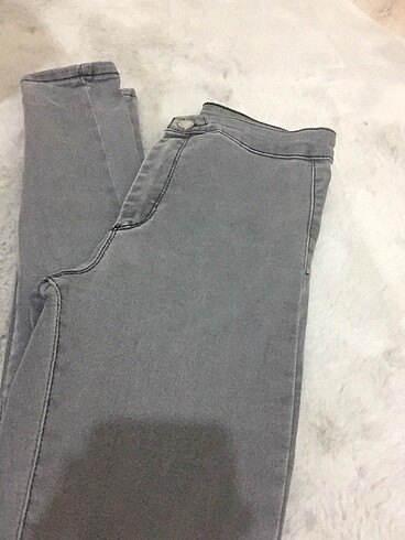 Thopshop Gri dar pantolon